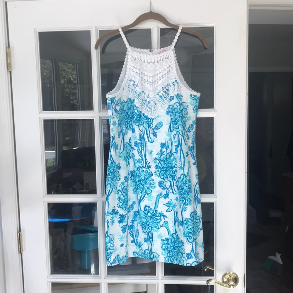 NWT Pearl Shift Resort White Back It Up Lilly Pulitzer Dress Sz 10